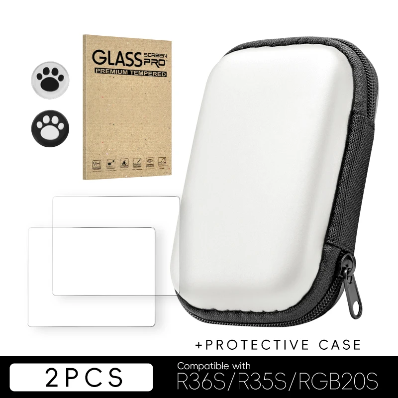 DATA FROG R36S Screen Protector Tempered Glass Protector for R35S RGB20S Retro Handheld Game Console Accessories - Image 11