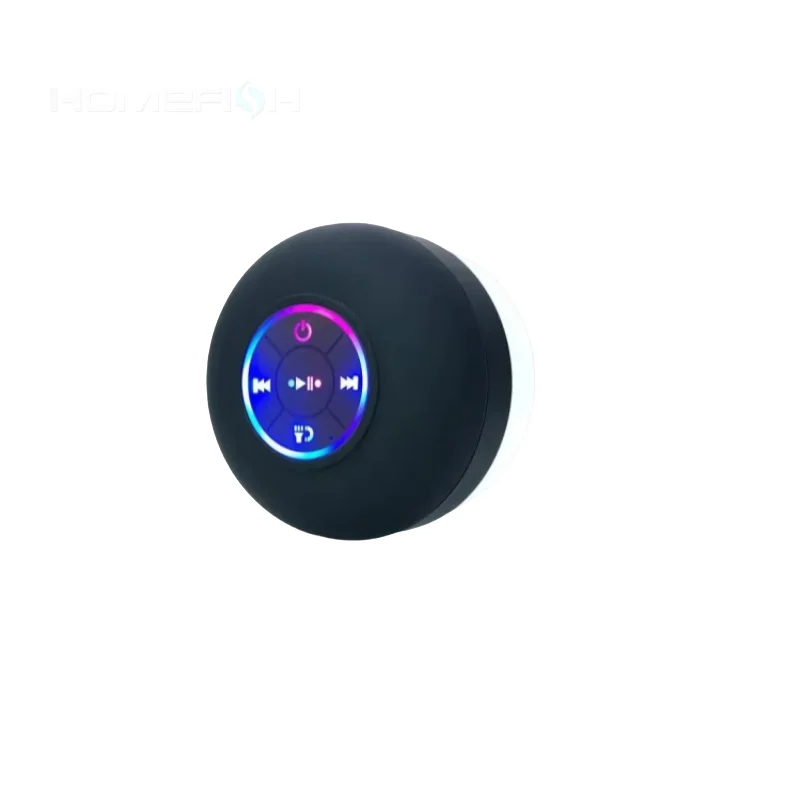 2025 New bathroom waterproof wireless LED suction Cup Mini Bluetooth speaker Portable outdoor sports stereo speakers - Image 7