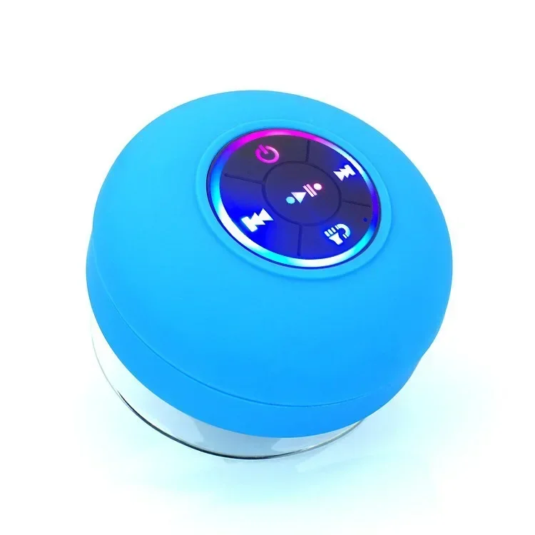 2025 New bathroom waterproof wireless LED suction Cup Mini Bluetooth speaker Portable outdoor sports stereo speakers - Image 9