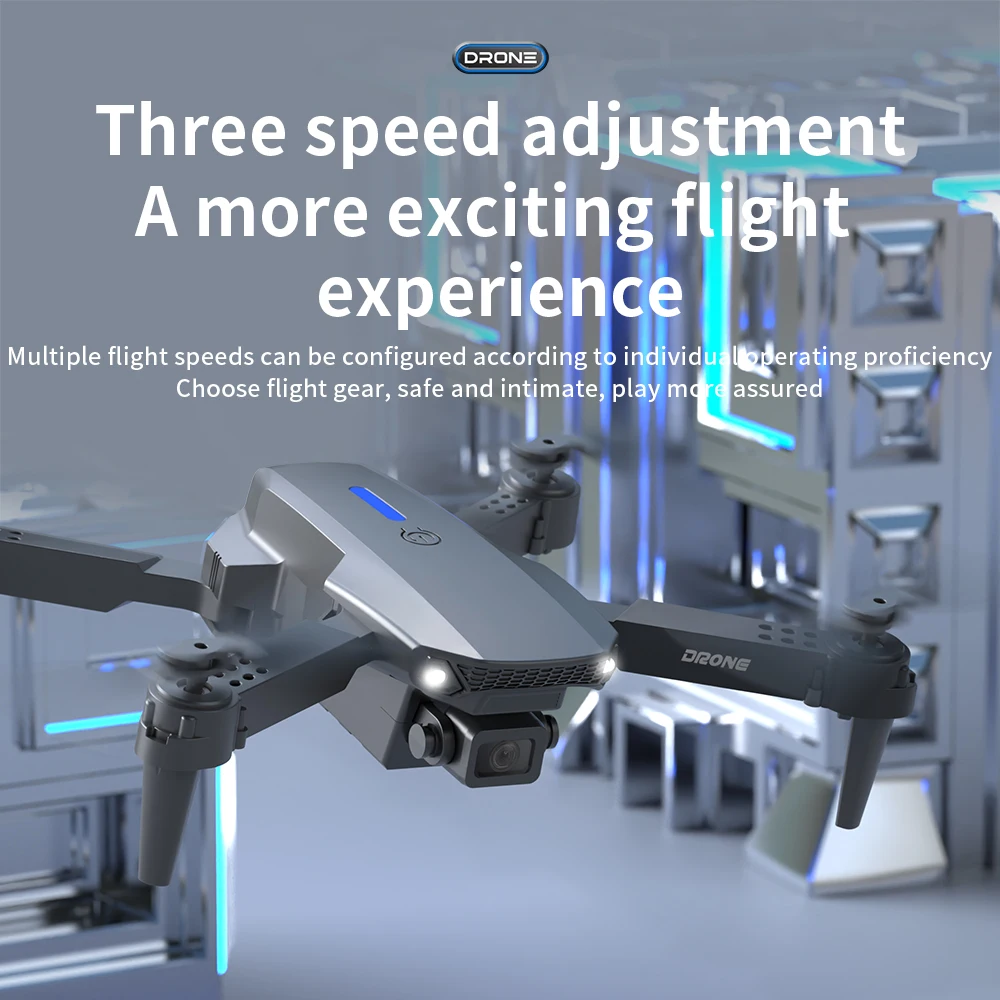 KBDFA 2025 E88 Professional Wide Angle RC Dron HD 4K Camera Mode Foldable Helicopter Aircraft Quadcopter Drone Kid Gift Toys - Image 5